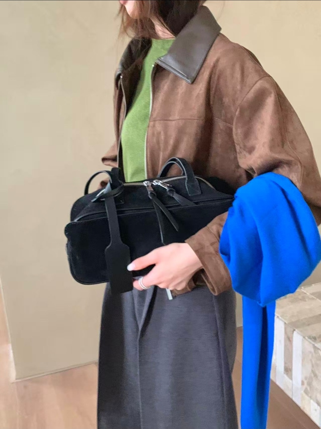 スエード調トートバッグ | 詳細画像12