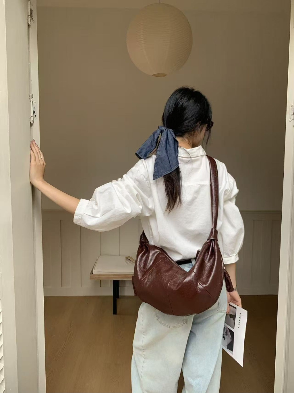 レザー調ショルダーバッグ | 詳細画像6