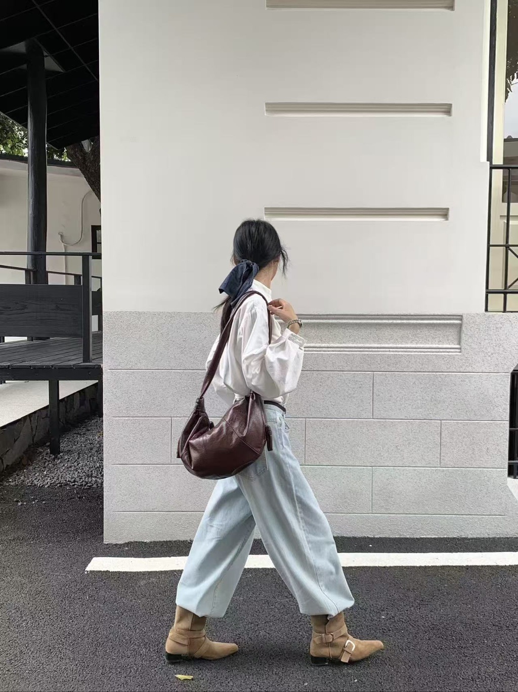 レザー調ショルダーバッグ | 詳細画像7