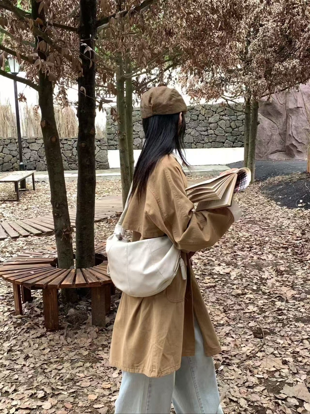 レザー調ショルダーバッグ | 詳細画像9