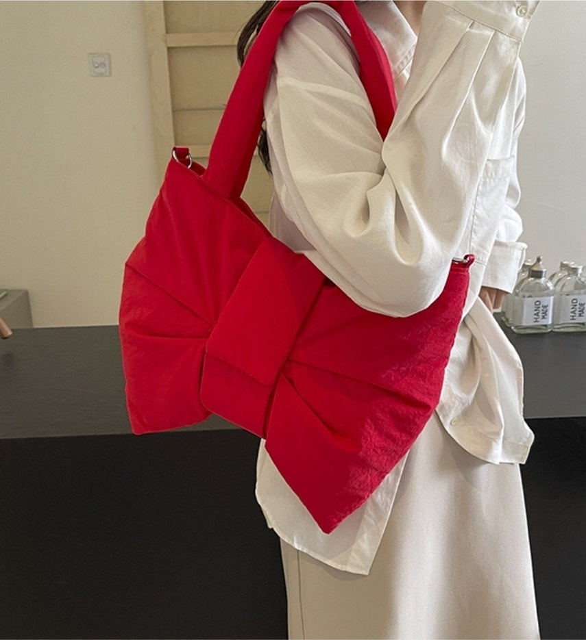 リボン柄トートバッグ | 詳細画像2