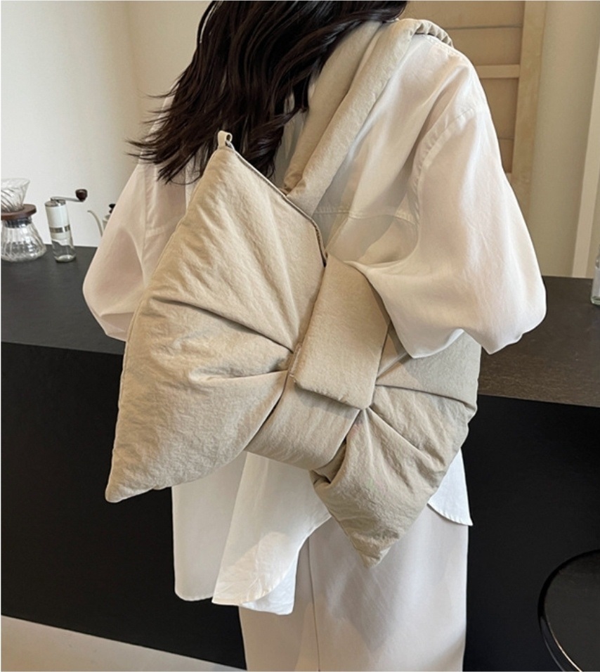 リボン柄トートバッグ | 詳細画像3