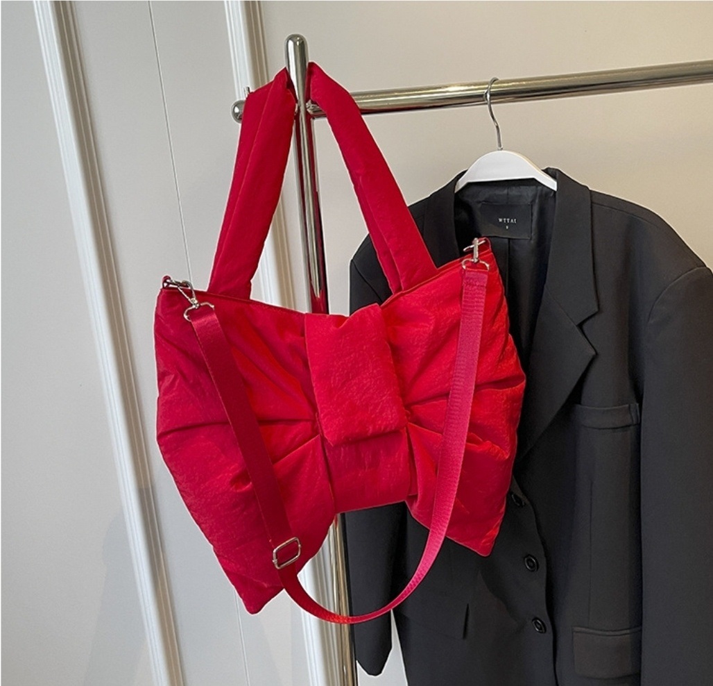 リボン柄トートバッグ | 詳細画像8