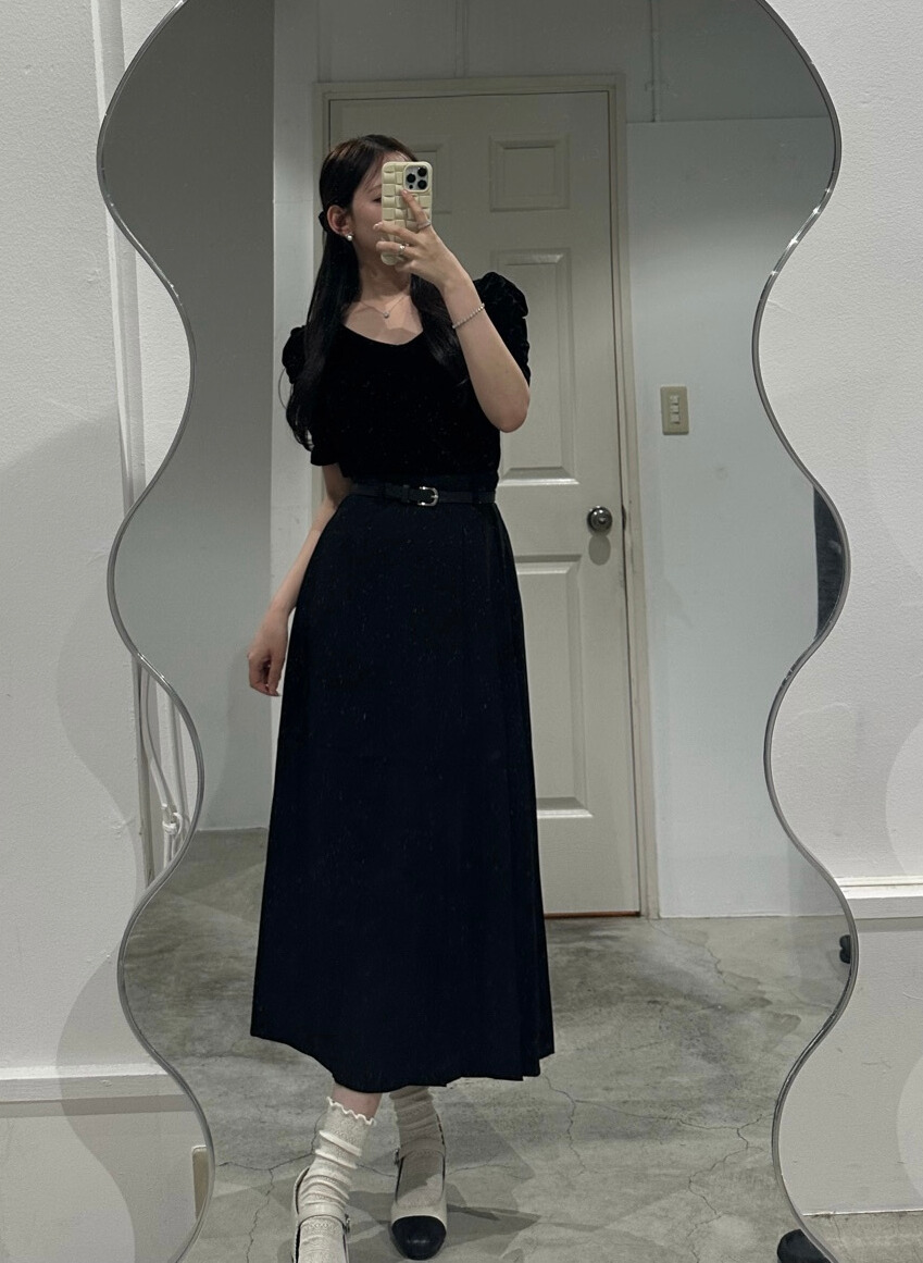 ウエストベルトフレアスカート | レディースファッション通販 - DHOLIC