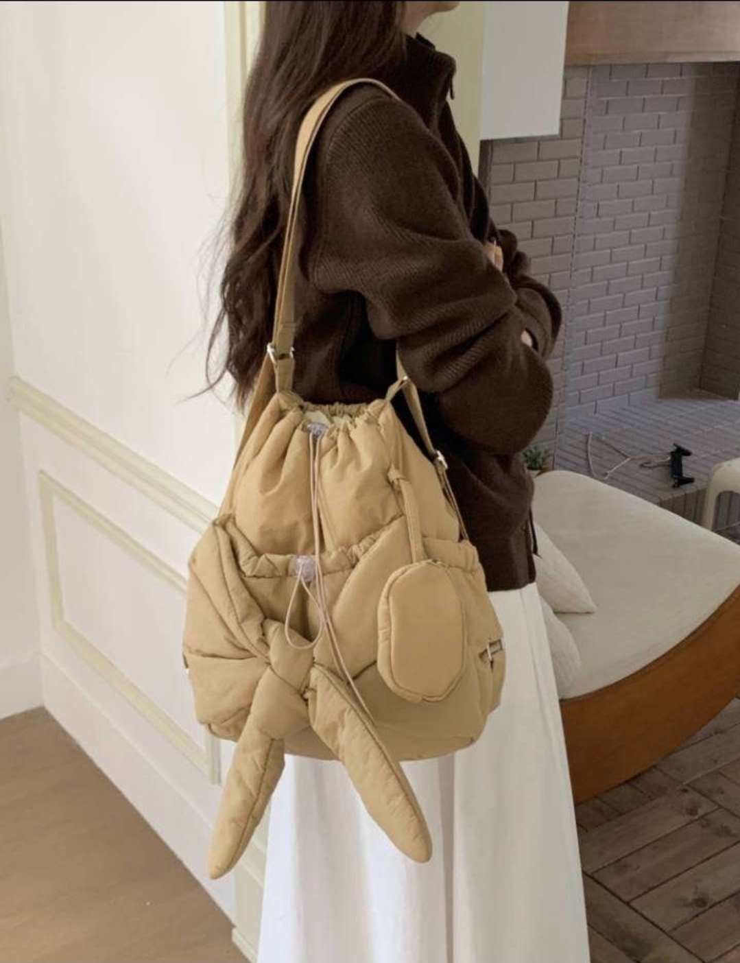 2WAYドローコードノットカラーバックパック | 詳細画像4