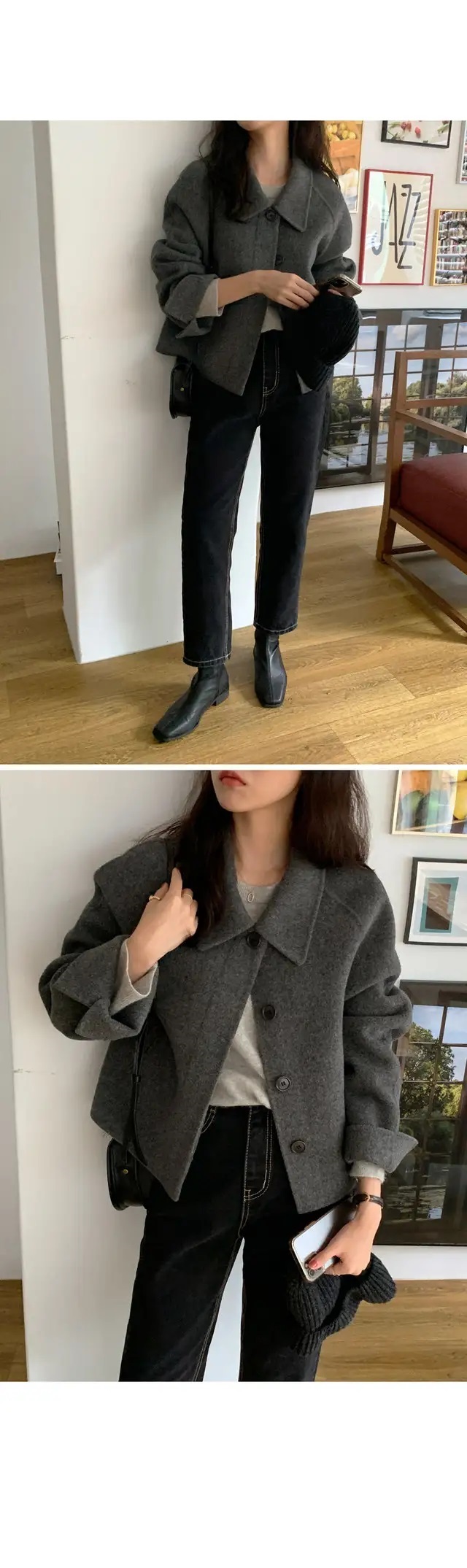 カラーラグランショートジャケット | 詳細画像3