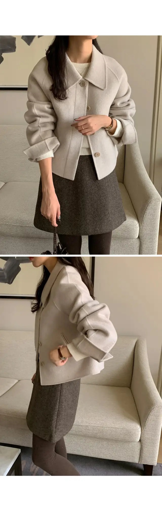 カラーラグランショートジャケット | 詳細画像12