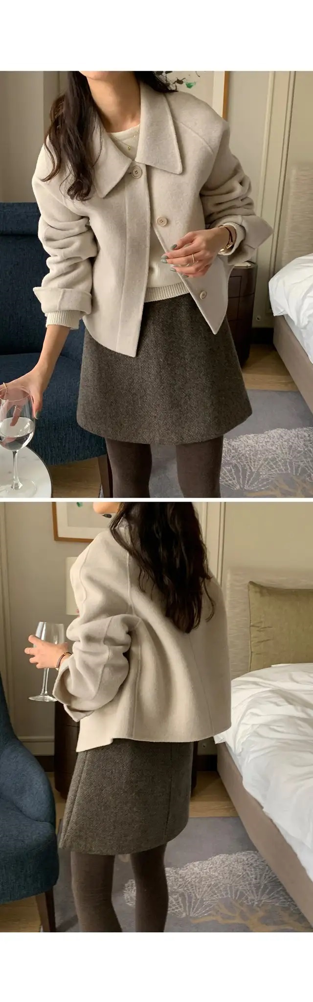 カラーラグランショートジャケット | 詳細画像14