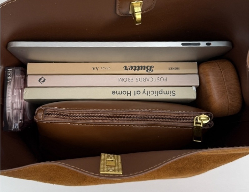 スエード調ベーシックショルダーバッグ | 詳細画像9