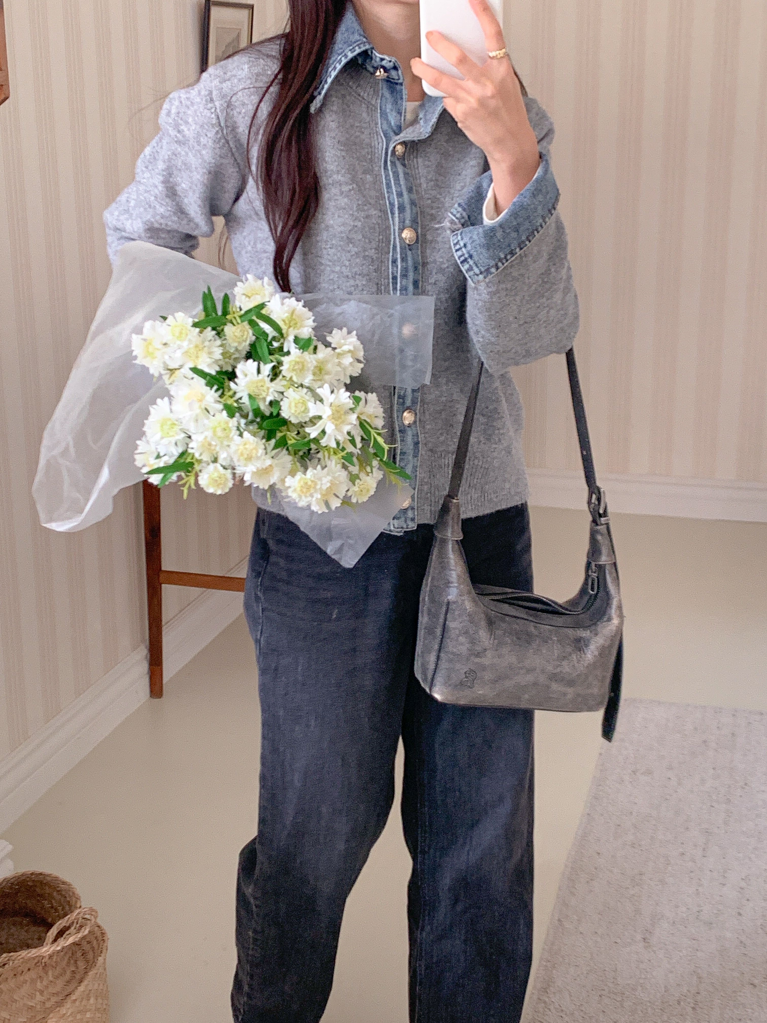 ボタンカラー配色カラーカーディガン | 詳細画像6