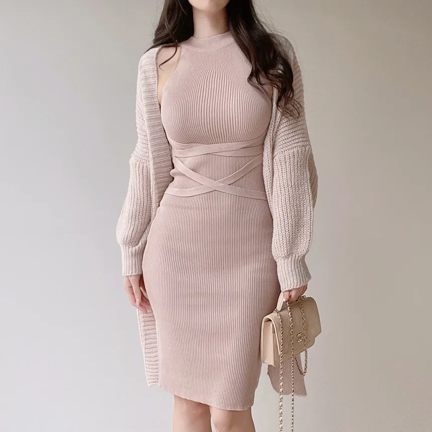 ホルターネックスリムアンサンブル | mirangmirang | 詳細画像2