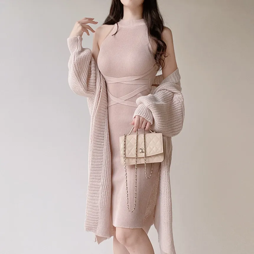 ホルターネックスリムアンサンブル | mirangmirang | 詳細画像3