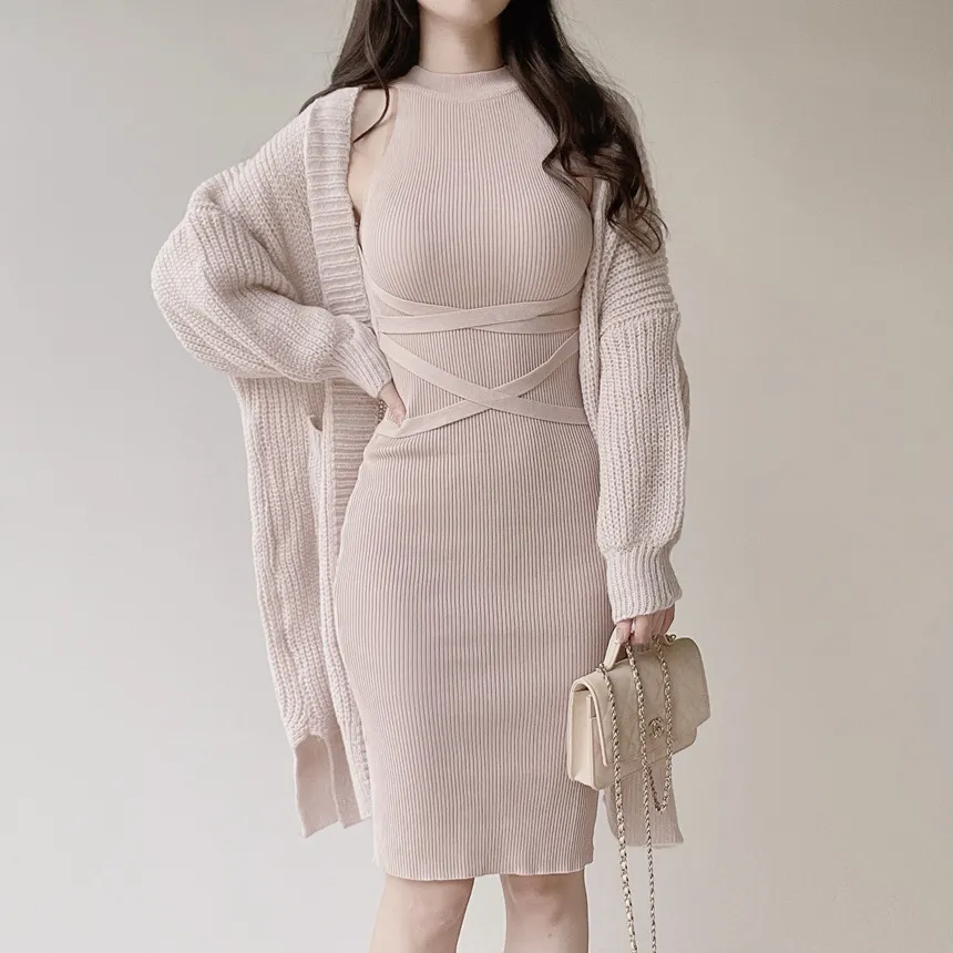 ホルターネックスリムアンサンブル | mirangmirang | 詳細画像4