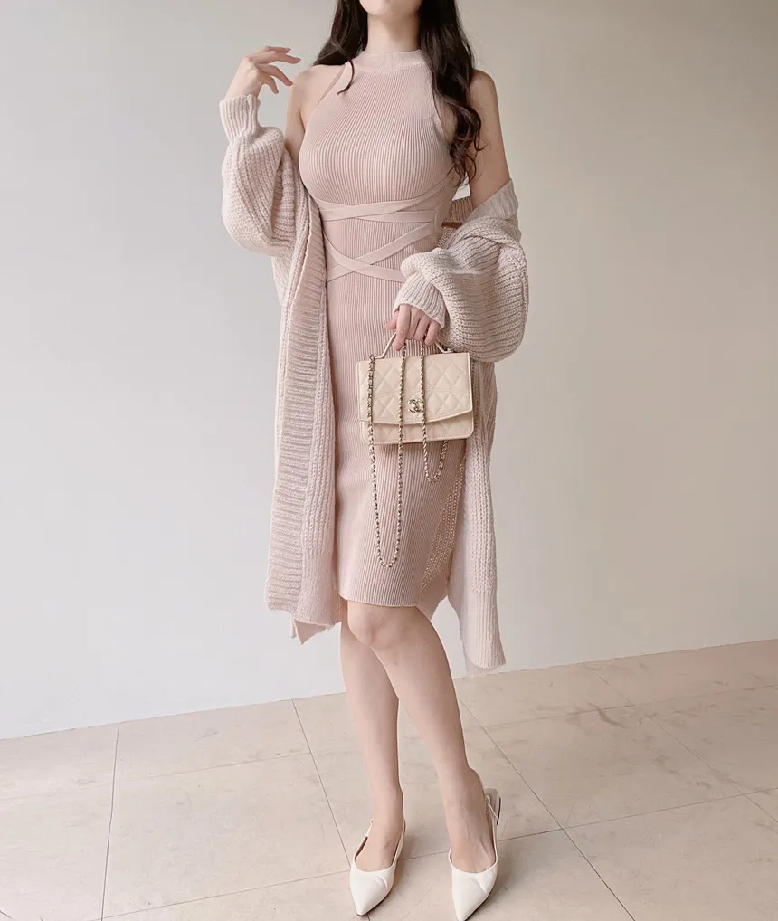 ホルターネックスリムアンサンブル | mirangmirang | 詳細画像5