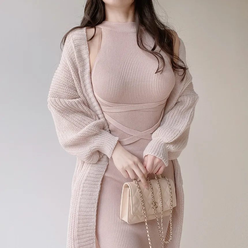 ホルターネックスリムアンサンブル | mirangmirang | 詳細画像7