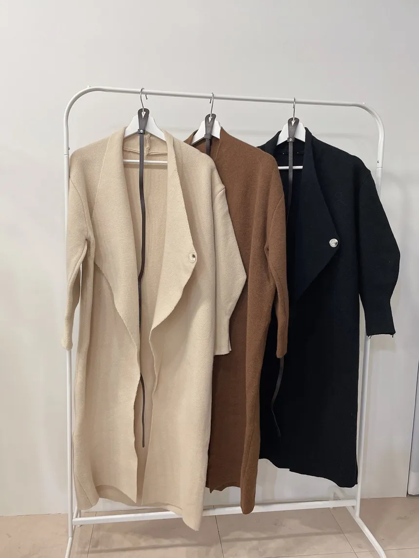 ベルト付ロングカーディガン | mirangmirang | 詳細画像12