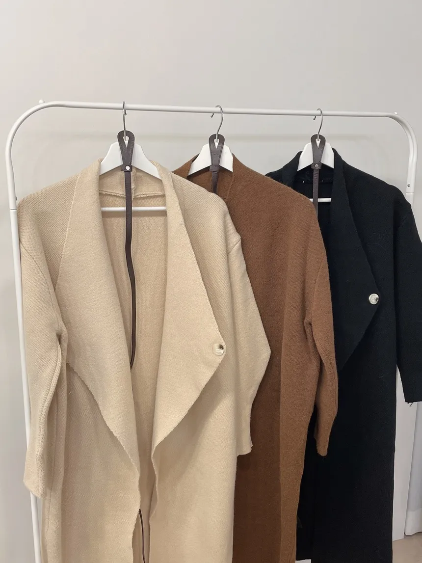 ベルト付ロングカーディガン | mirangmirang | 詳細画像13