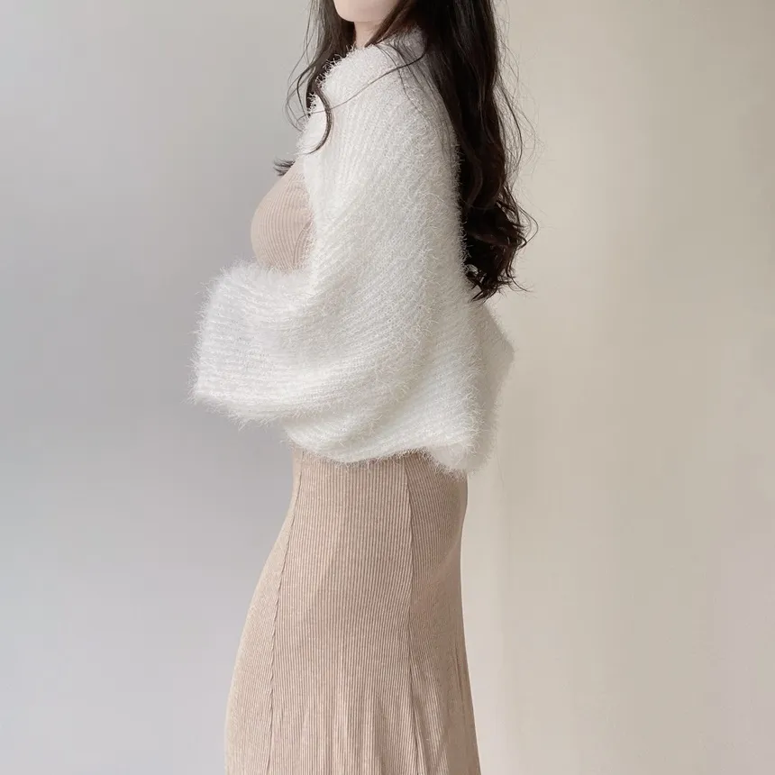 エコファーカーディガンボレロ | mirangmirang | 詳細画像3