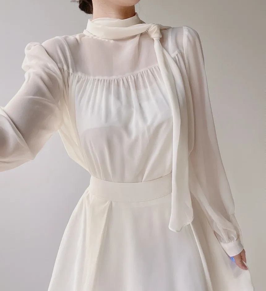 ミニフレアサイドジップバックゴムタックスカート | mirangmirang | 詳細画像9