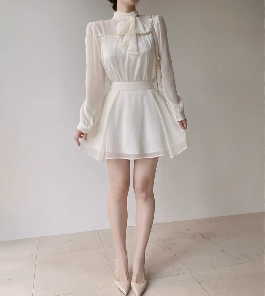 ミニフレアサイドジップバックゴムタックスカート | mirangmirang | 詳細画像12