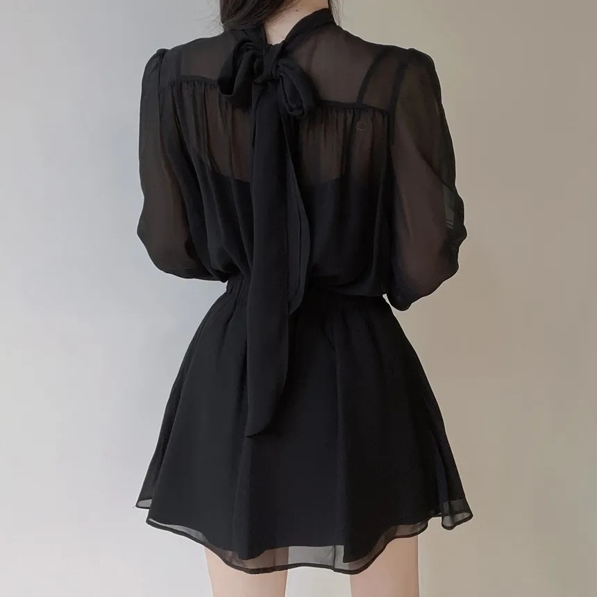 ミニフレアサイドジップバックゴムタックスカート | mirangmirang | 詳細画像18