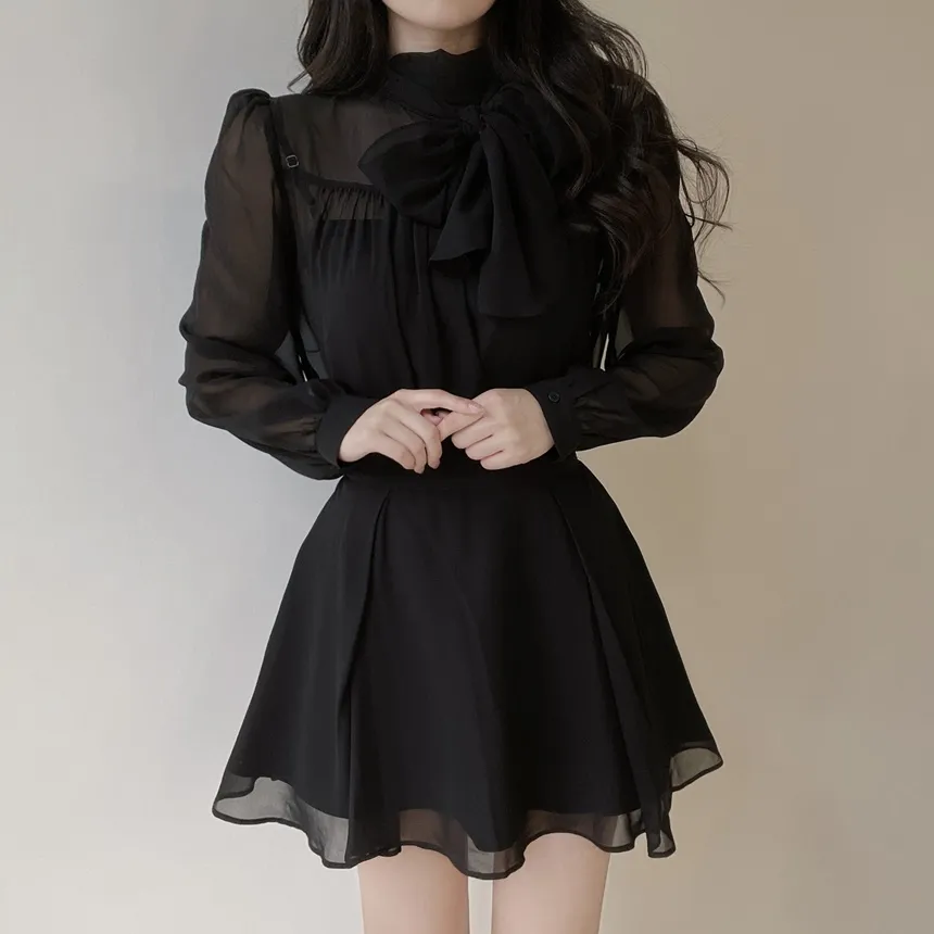 ミニフレアサイドジップバックゴムタックスカート | mirangmirang | 詳細画像19