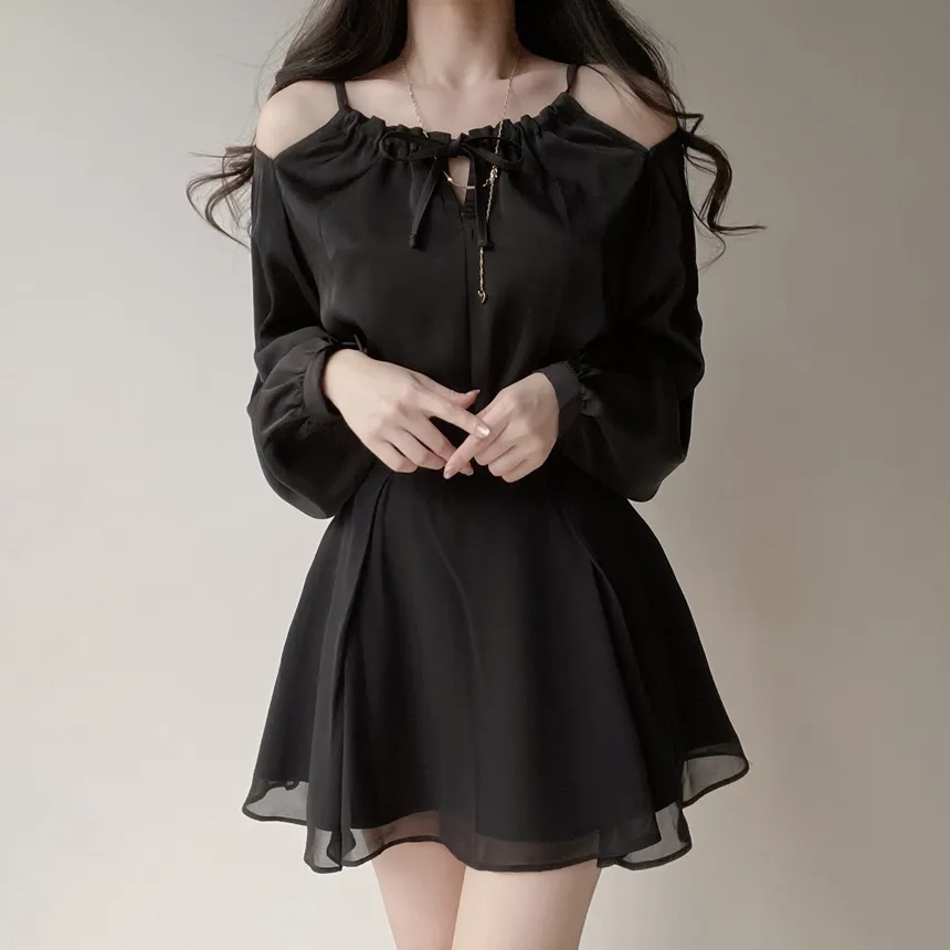 ミニフレアサイドジップバックゴムタックスカート | mirangmirang | 詳細画像28