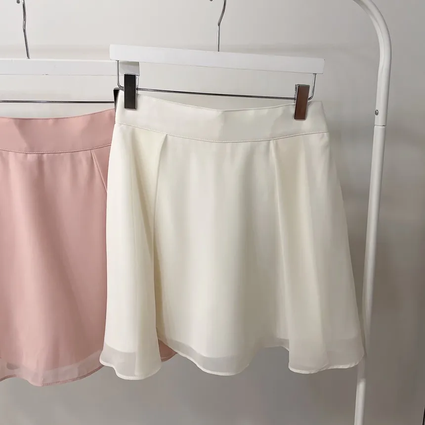 ミニフレアサイドジップバックゴムタックスカート | mirangmirang | 詳細画像42