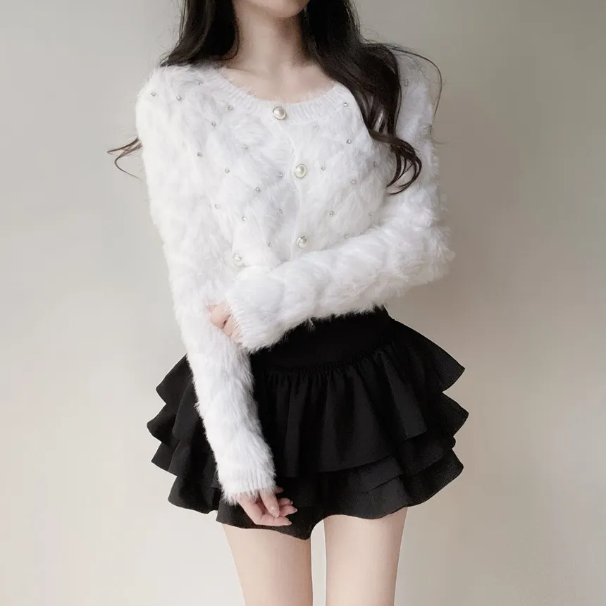 ティアードフリルミニスカート | mirangmirang | 詳細画像32