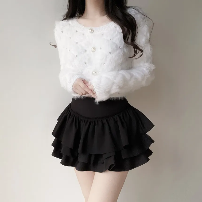 ティアードフリルミニスカート | mirangmirang | 詳細画像33