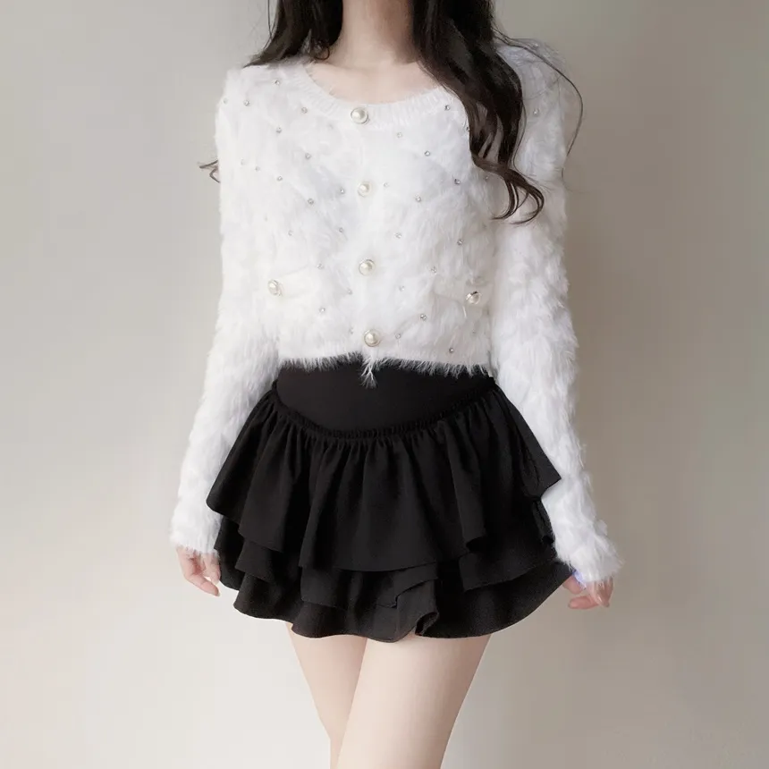 ティアードフリルミニスカート | mirangmirang | 詳細画像34