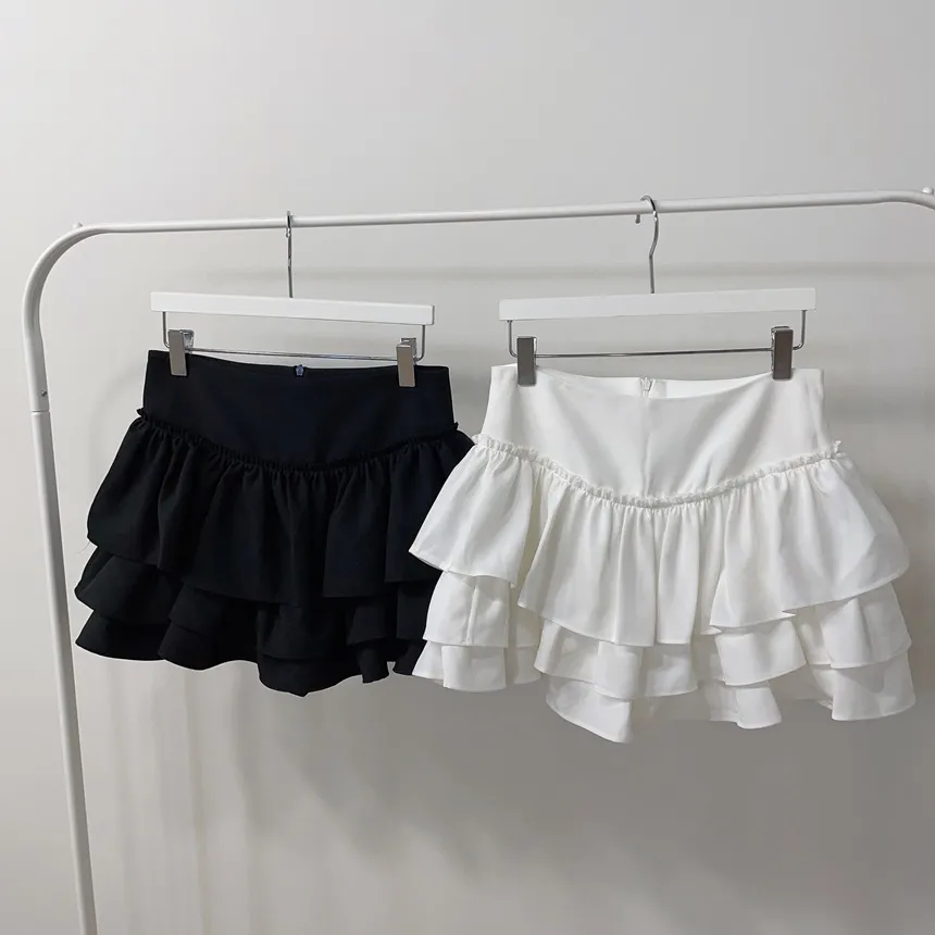 ティアードフリルミニスカート | mirangmirang | 詳細画像35