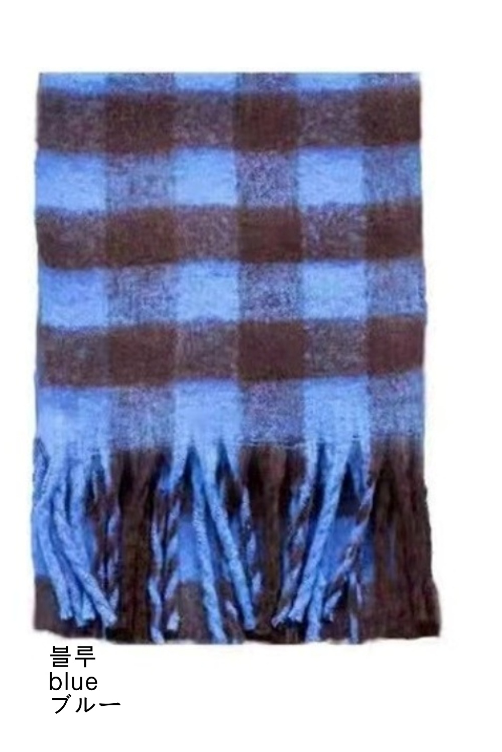 フリンジチェックカラーマフラー | 詳細画像22