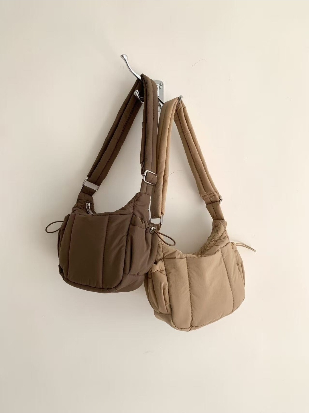 2WAY中綿ポケットドローコードショルダーバッグショルダーバッグ | 詳細画像4