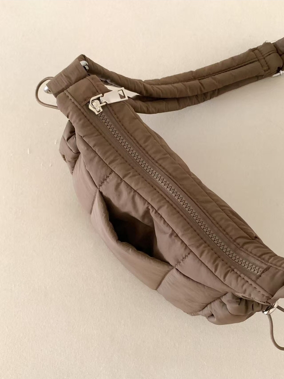 2WAY中綿ポケットドローコードショルダーバッグショルダーバッグ | 詳細画像5