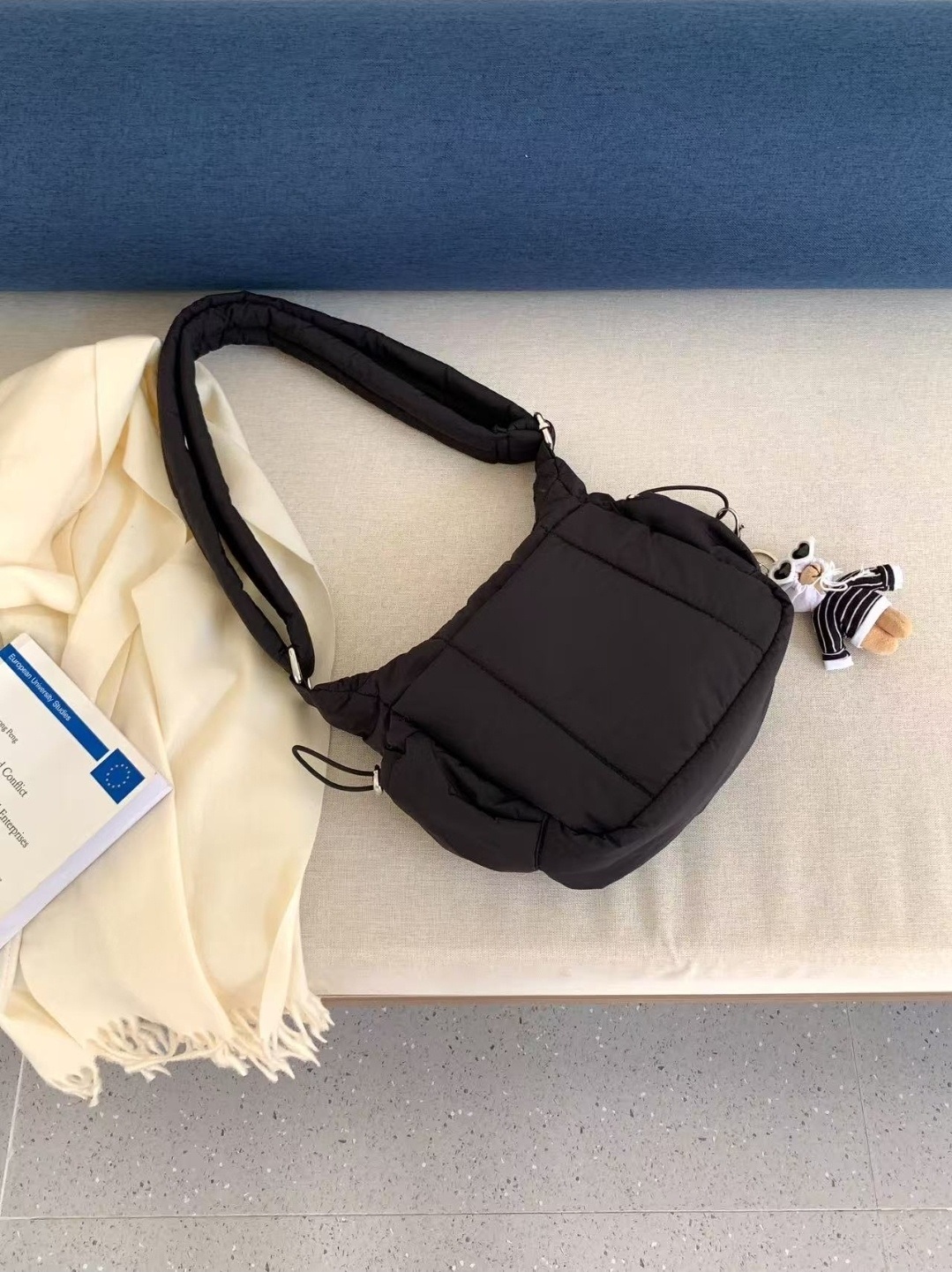 2WAY中綿ポケットドローコードショルダーバッグショルダーバッグ | 詳細画像12