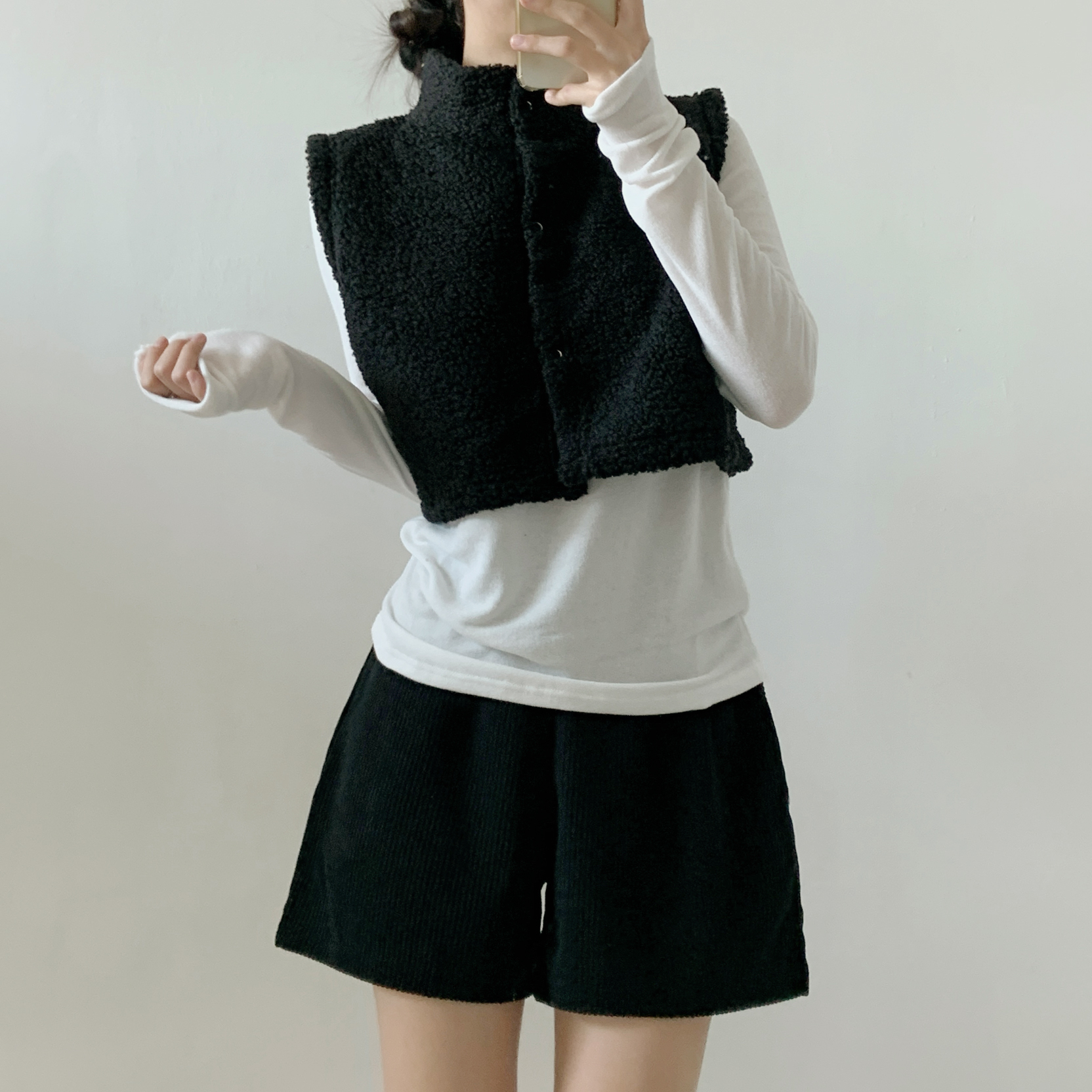 ボアハイネッククロップドベスト | 詳細画像12