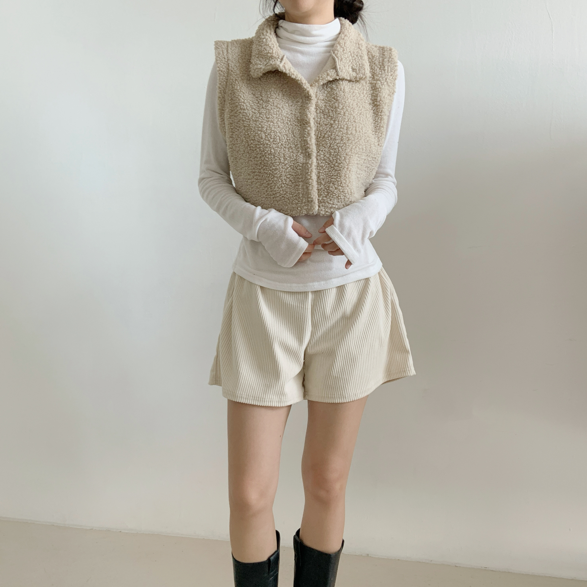 ボアハイネッククロップドベスト | 詳細画像20