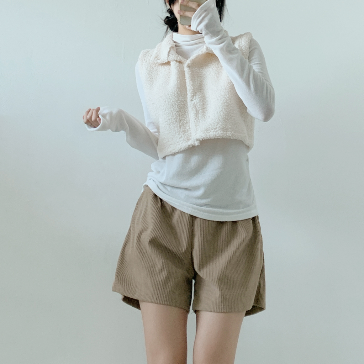 ボアハイネッククロップドベスト | 詳細画像7