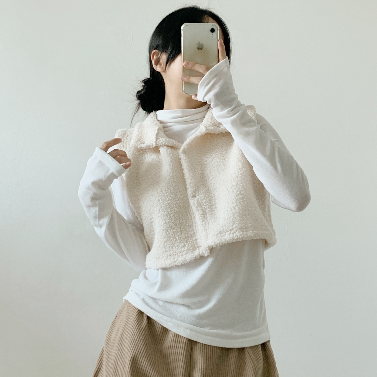 ボアハイネッククロップドベスト | 詳細画像9