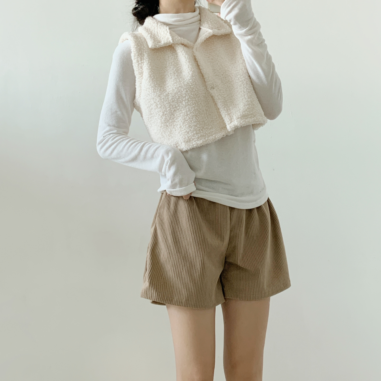 ボアハイネッククロップドベスト | 詳細画像8