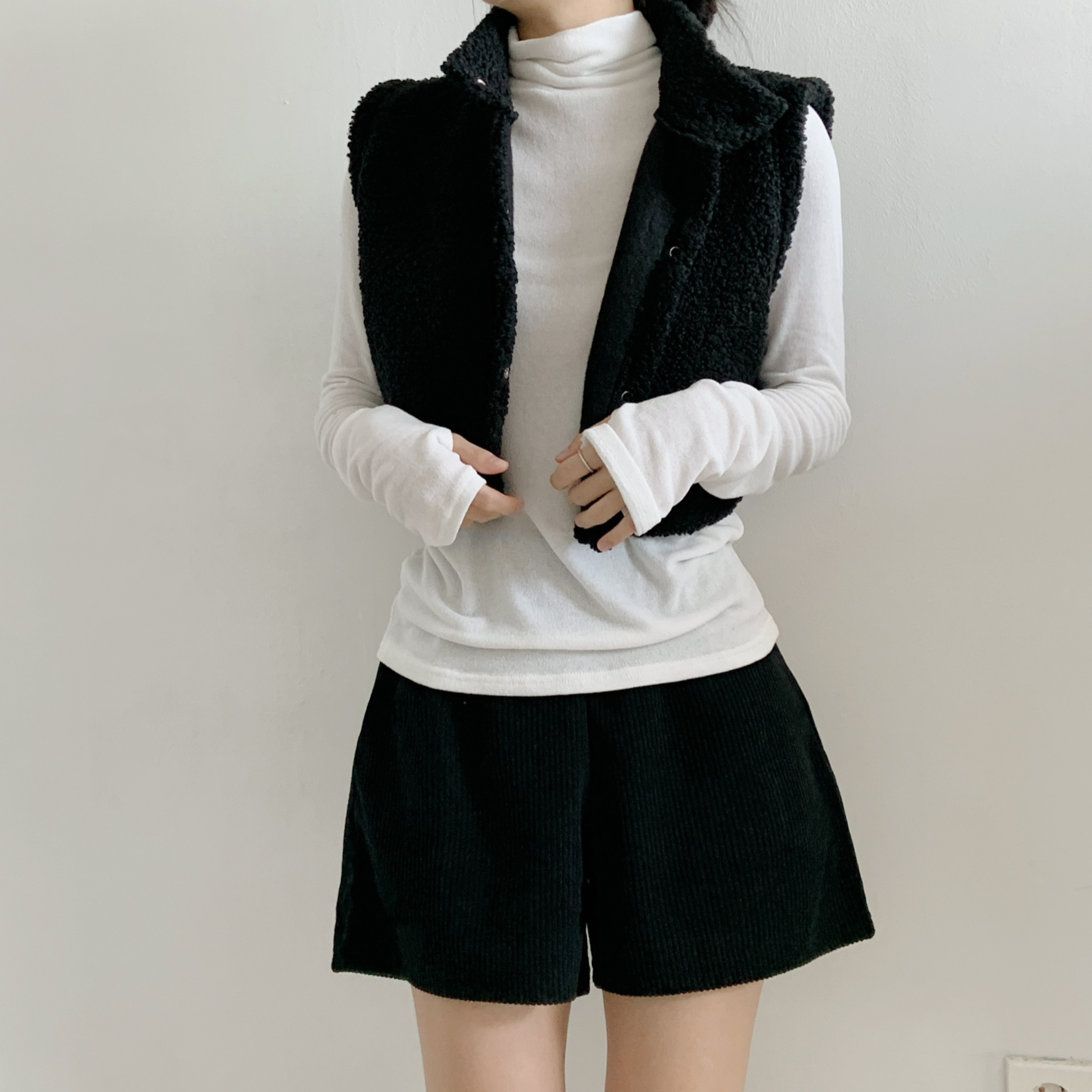 ボアハイネッククロップドベスト | 詳細画像13