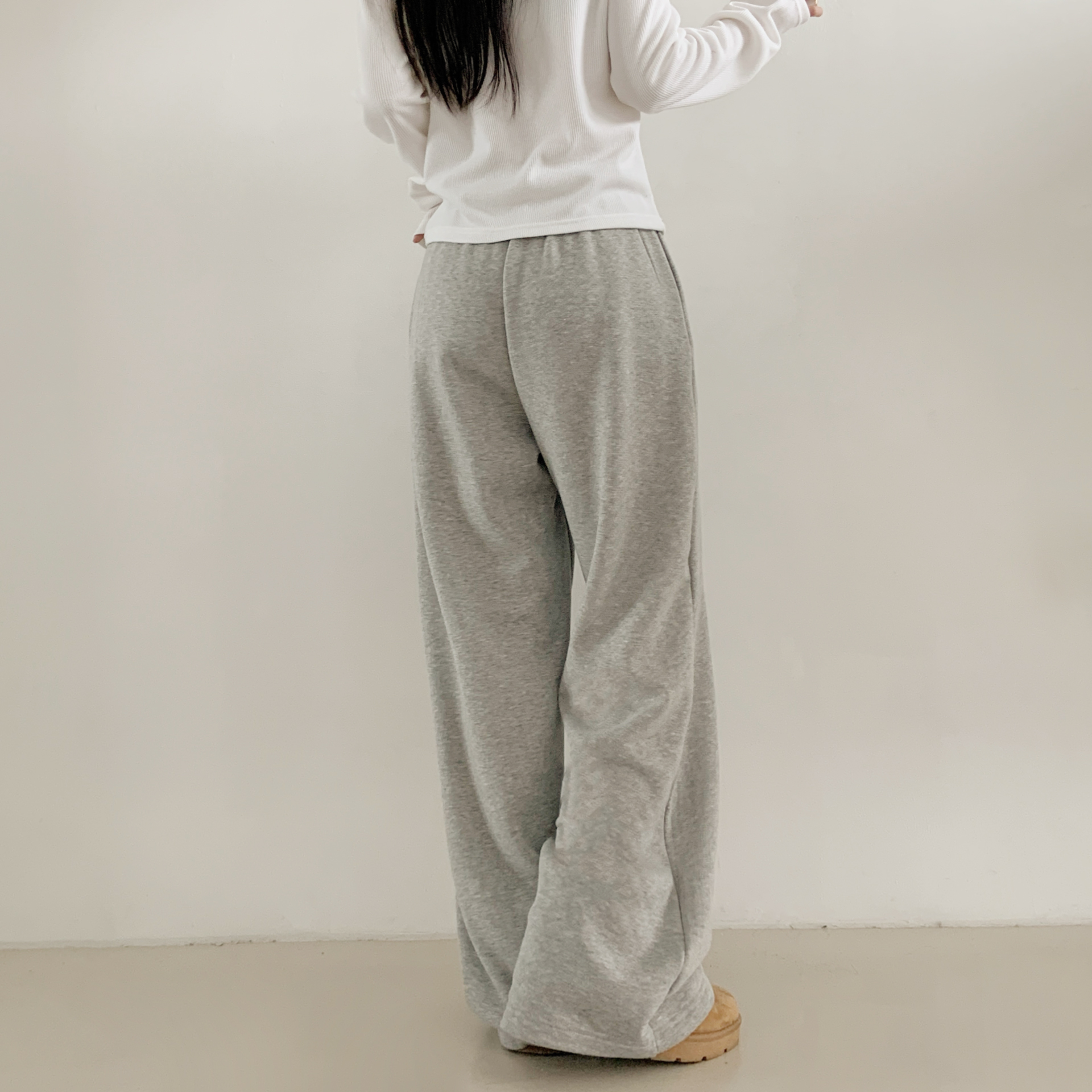 ファー裏地ゴムワイドパンツ | 詳細画像9