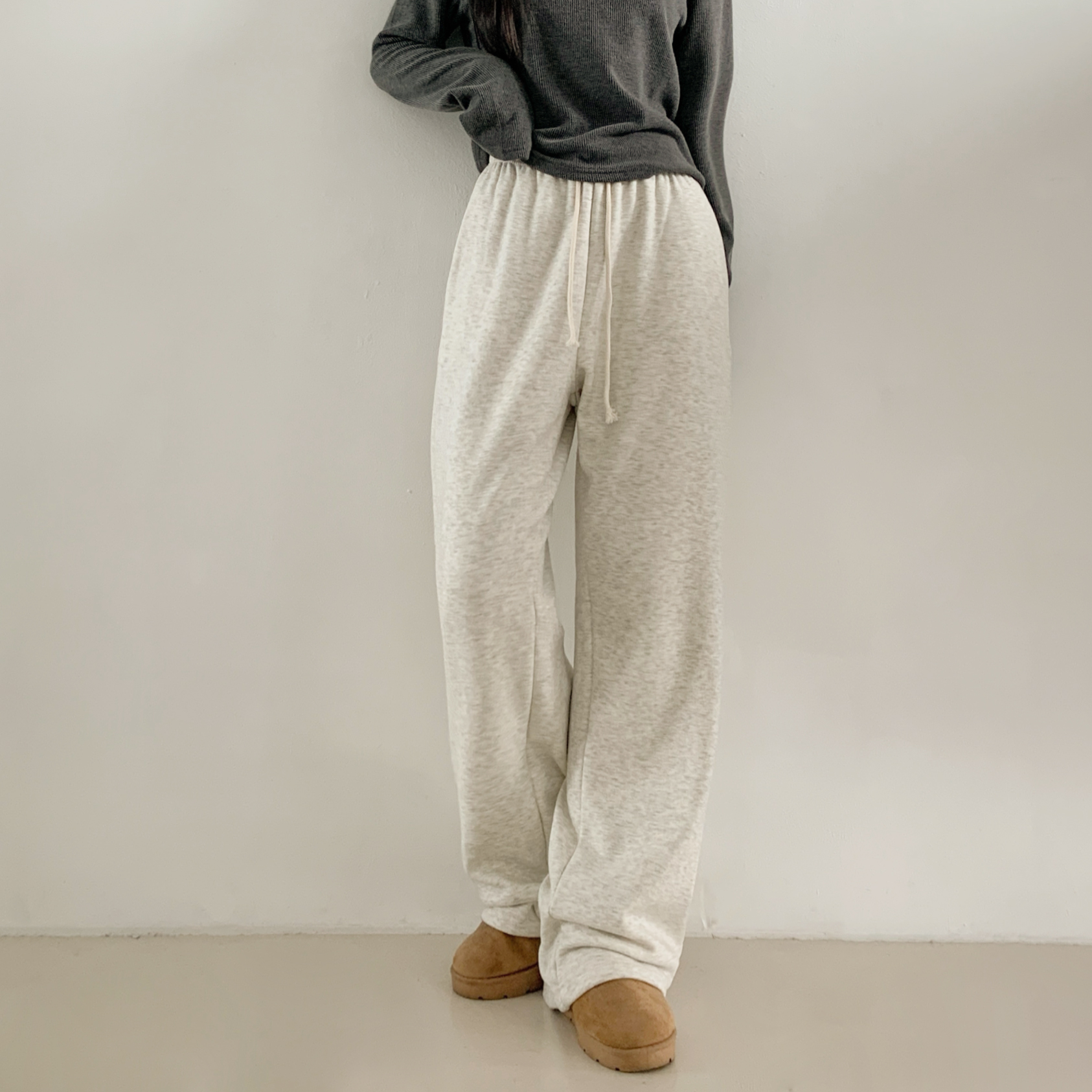 ファー裏地ゴムワイドパンツ | 詳細画像11