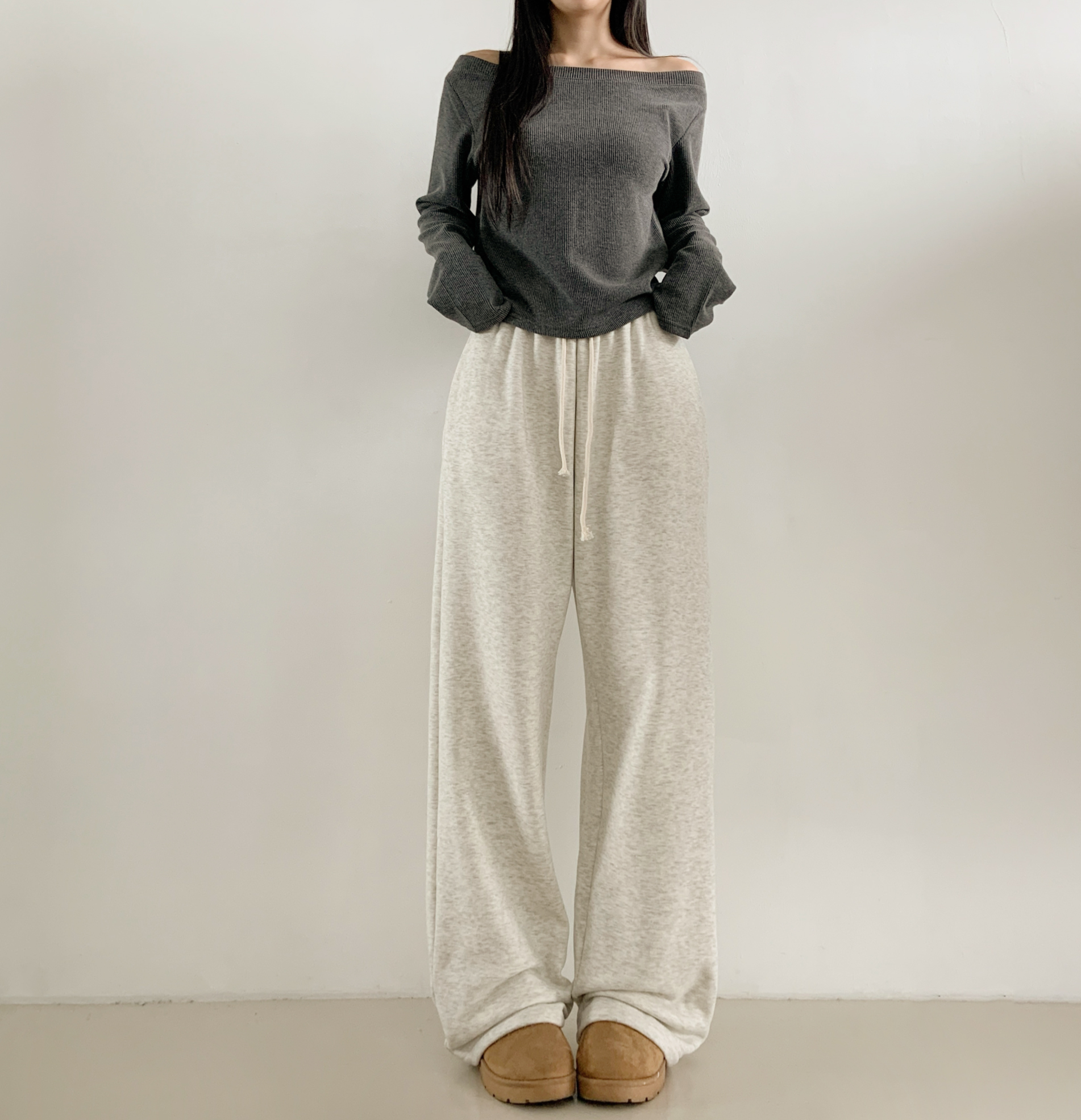 ファー裏地ゴムワイドパンツ | 詳細画像15