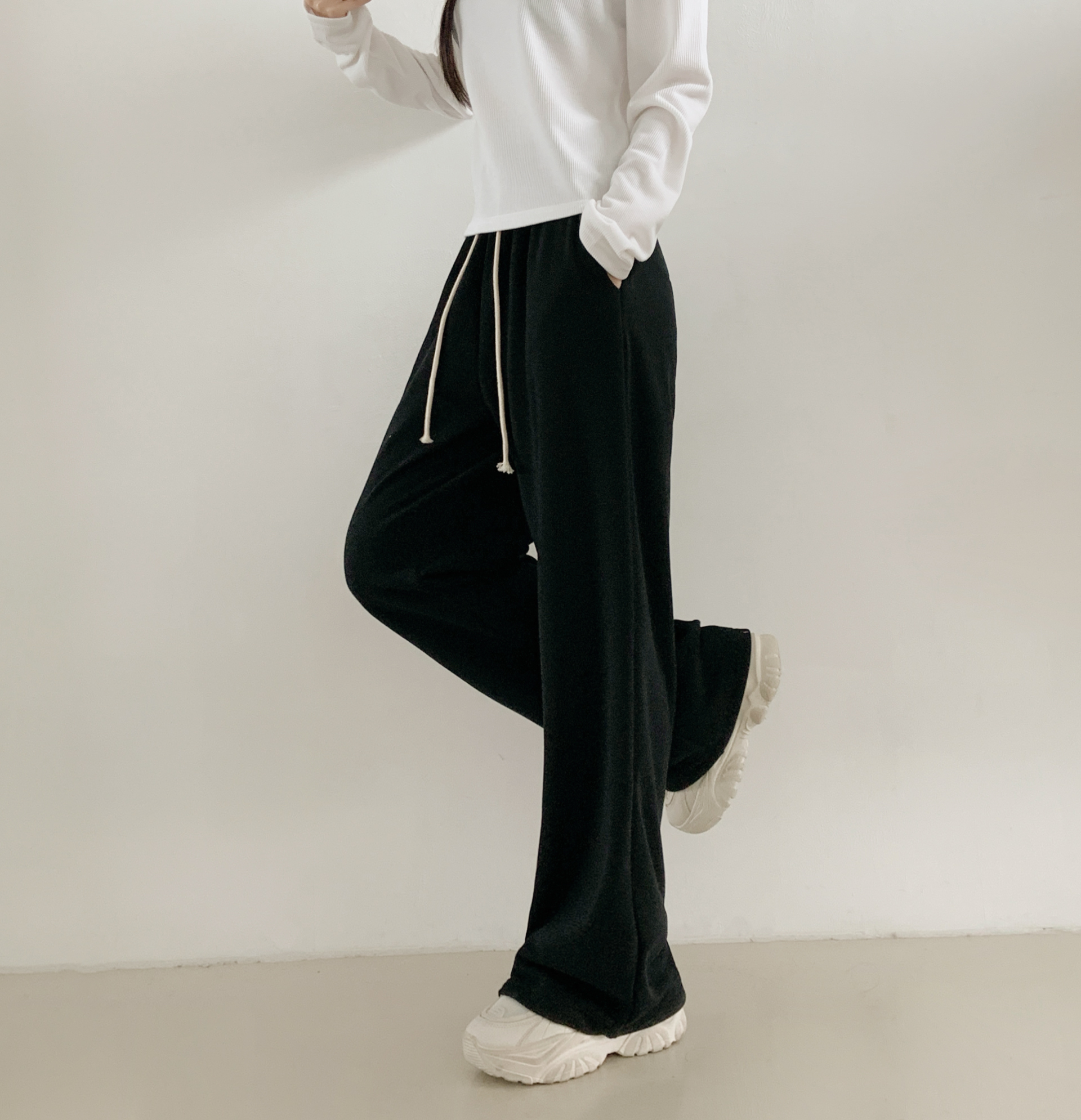 ファー裏地ゴムワイドパンツ | 詳細画像19