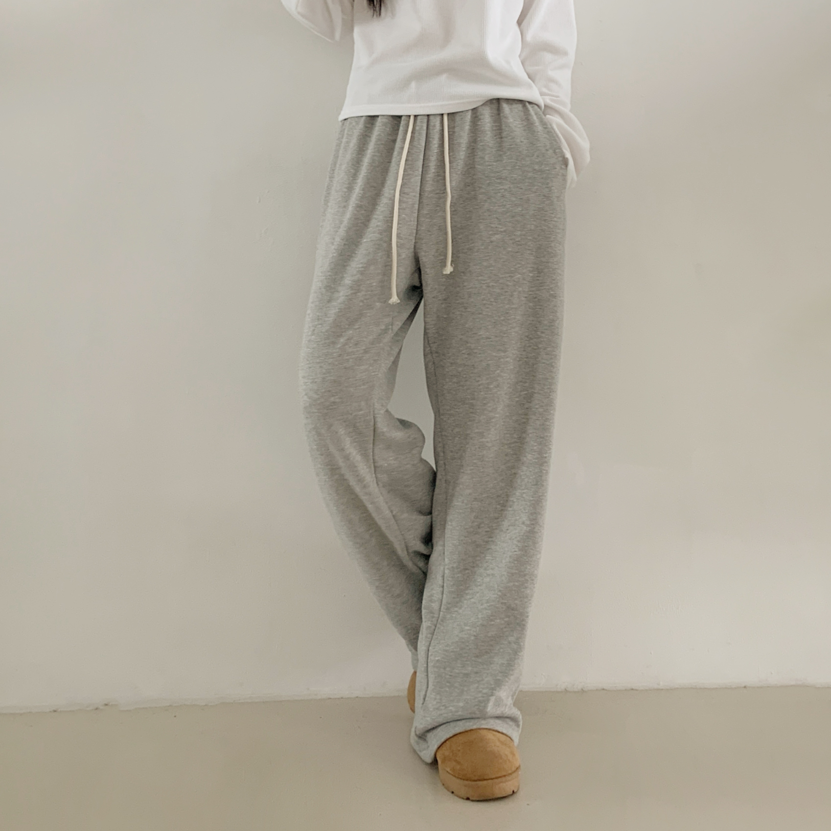 ファー裏地ゴムワイドパンツ | 詳細画像5