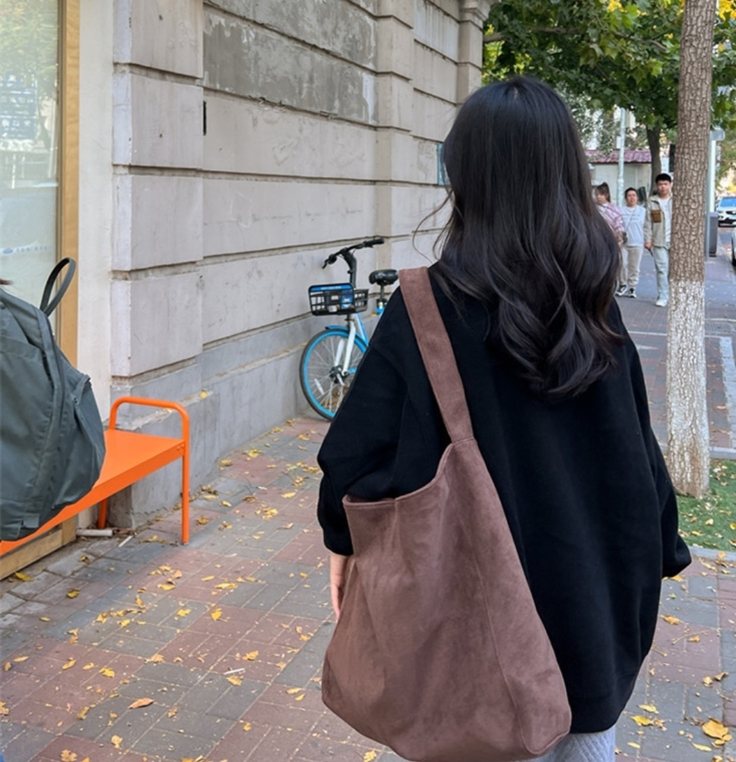 スエード調ビッグショルダーバッグ | 詳細画像6