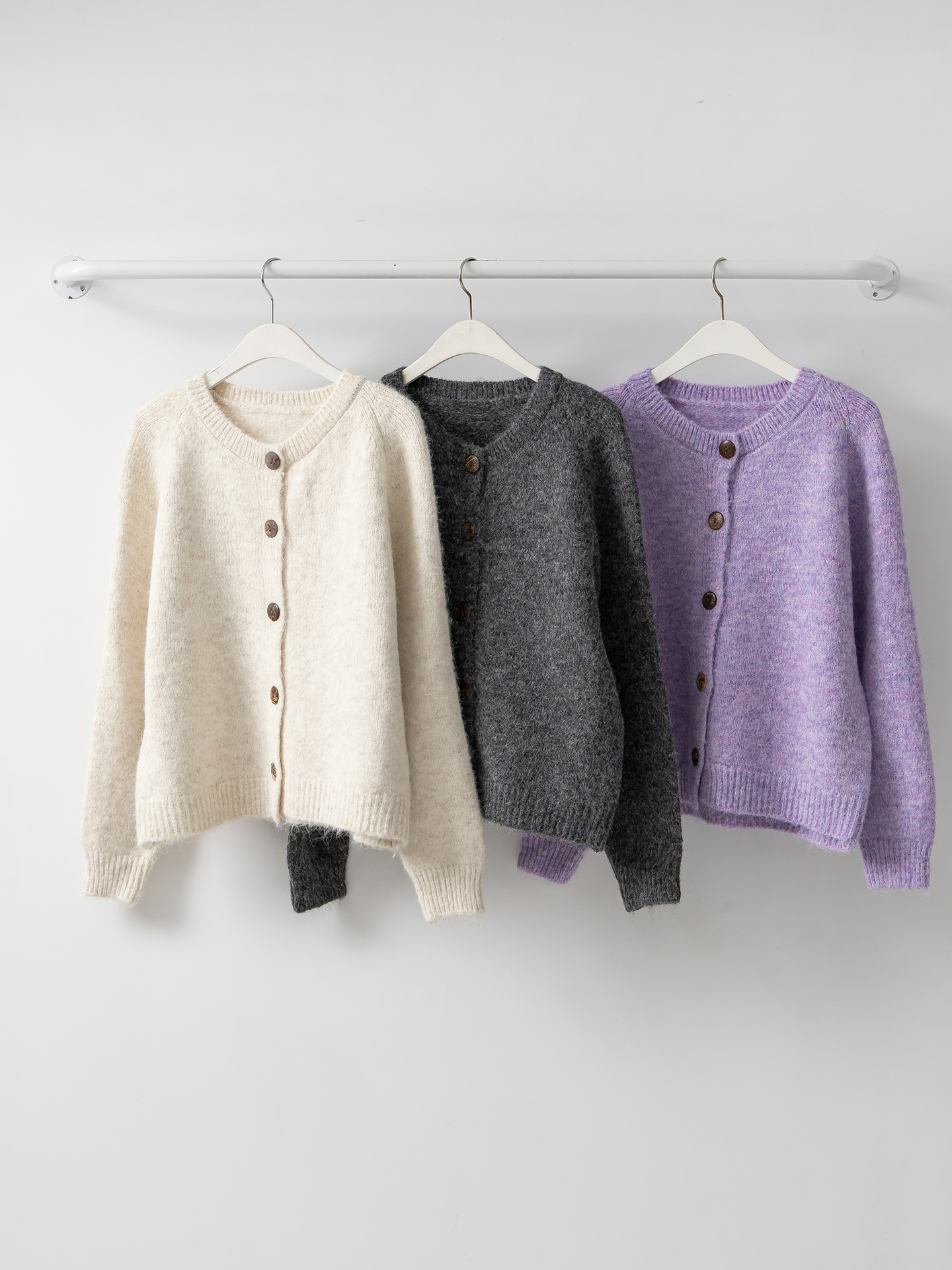 ラウンドネックルーズカーディガン | 詳細画像2