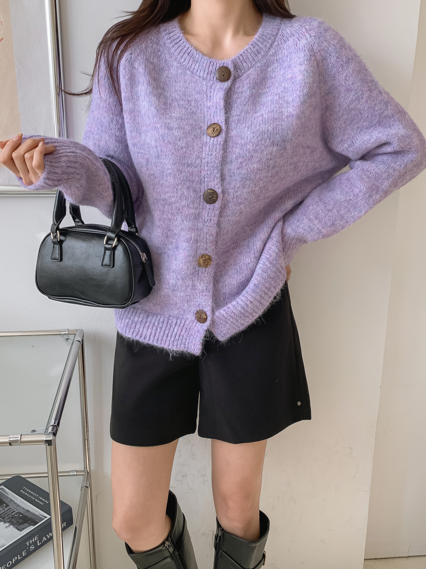 ラウンドネックルーズカーディガン | 詳細画像6